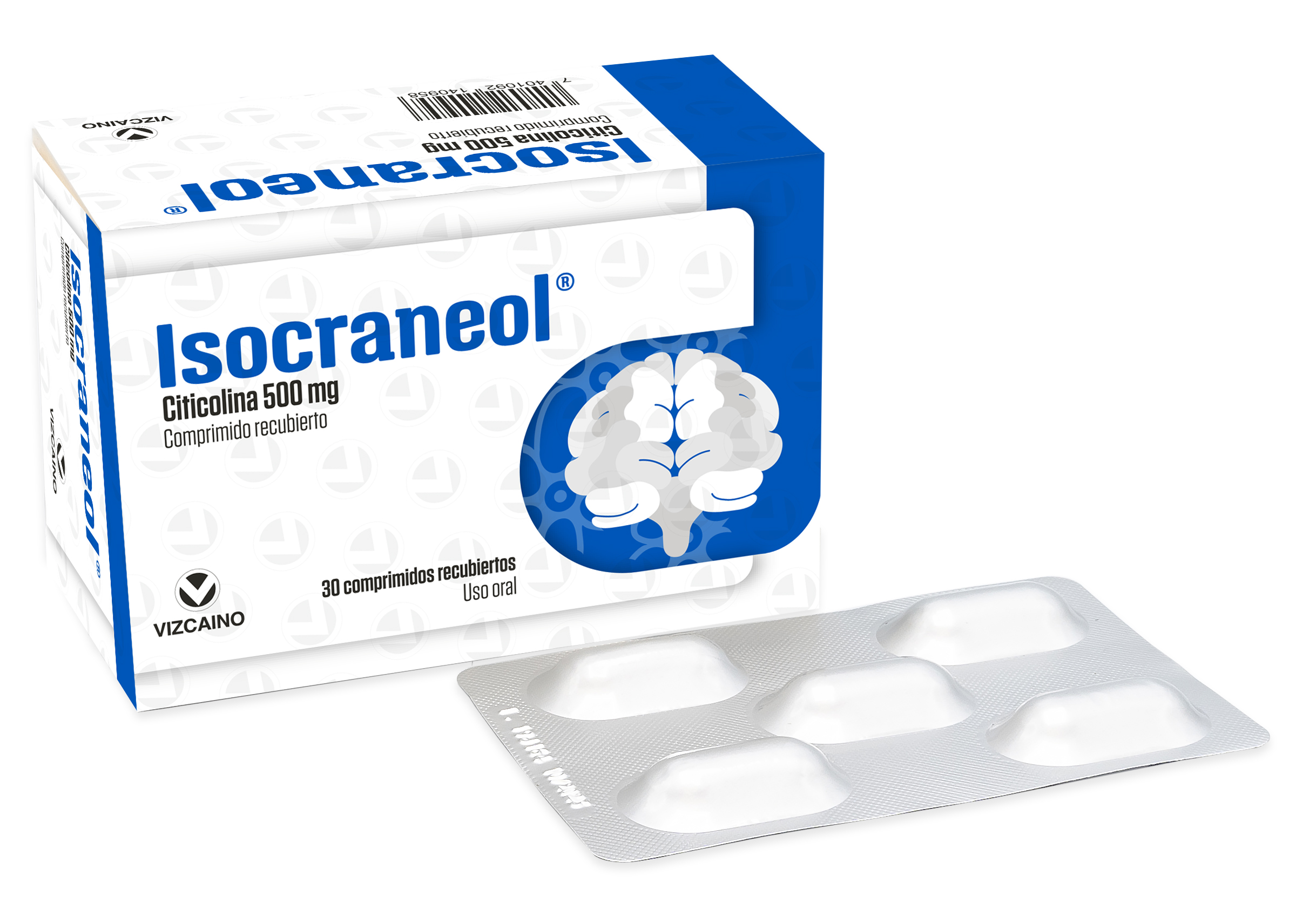 ISOCRANEOL 500mg x 30 Comprimidos